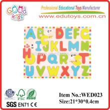 2015 learning Inset puzzle lowercase alphabet wooden educational aides